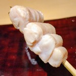 銀座焼とり 京丹波 - ささみの藁焼きリフト