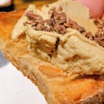 銀座焼とり 京丹波 - レバームース、カカオはちみつ乗せリフト