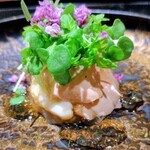 銀座焼とり 京丹波 - 鶏刺しアップ