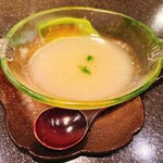 厨 花膳 - かぶのスープ