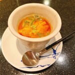 厨 花膳 - 海水雲丹の冷たい茶碗蒸し