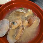 ドーミーイン大分 - アサリたっぷり味噌汁✨️