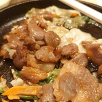 庄や - ジンギスカン 食べ始めてから写真が撮れていなかったことに気付いたので食べかけで失礼します