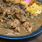 アアベルカレー - アアベルチキンカレーの部分