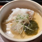 瓢亭 - 鯛の蒸し煮