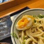 つくもうどん - 一瞬半熟だった