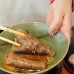 伊勢外宮カウンターすき焼きおりにく - 