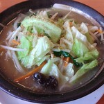 幸楽苑 - 塩野菜タンメン麺カタメ
