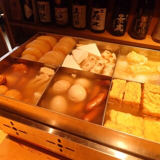 季節関係なく心が温まる鶏彩のおでんをご堪能ください。