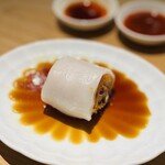 ヤウメイ - 揚げ湯葉と海老の腸粉