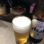 麺処いのこ - スーパードライ（500ml）600円