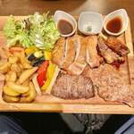 展望･星屑レストラン ガイア - 肉盛りプレート