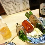 やきとり武蔵 - 私が住む札幌ではあまり見ない斬新な串☆美味しかった♩