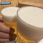 お料理 山乃口 - カンパーイ♪