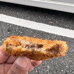 ミートショップきたがき - 手造りビーフコロッケ 200円