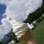Yatsuren Soft serve ice cream Shop - 소프트 아이스크림(400엔) 롱콘 SONY α6000 + SONY E 20mm F2.8