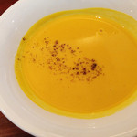 カメキチ・ビストロ - ランチ：カボチャのスープ