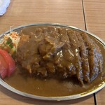 ドライブイン一平 - 名物カツカレー普通1000円