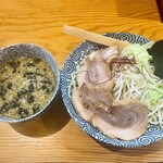 学園 天空 - チャーシュー豚つけ麺　1800円
