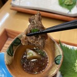 天然本マグロ専門店 司 - 唯一のお肉。牛スジ煮込み。これも美味しい