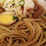 桂花ラーメン - マー油投入。
