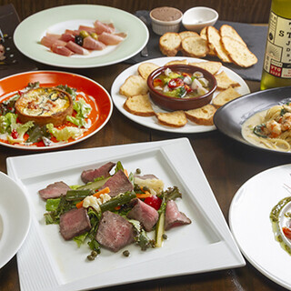 大皿で提供する複数プランのパーティーコースがおすすめ！