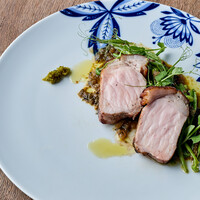 ふくどめ小牧場　幸福豚　ロースの炭火焼き