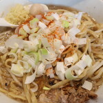 ラーメン二郎 - 白ネギ投下～♪