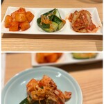 焼肉みゆき苑 - キムチはしっかり辛さがあり、
他は程よい辛さなので子供でも食べられそう(๑˃̵ᴗ˂̵)