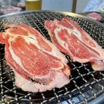焼肉の藤増 - タンしゃぶ。これ以外の島根和牛のタンは売り切れ。