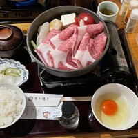 すき焼きと牛まぶし ももしき - 