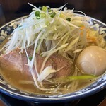 ラーメン南の - 琥珀中華野菜玉子トッピング