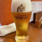 すし酒屋 ちゃりん - 生ビール