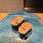 鮨shizuku 西天満 - 大人エビマヨ(太巻き)