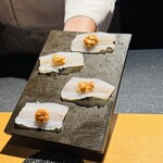 鮨shizuku 西天満 - キスの昆布締め