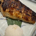 魚真 - 船長おすすめ銀タラの焼き物。自家製のお味噌に漬けているのだそうです！
