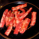 一力 - 半額日でしたのでこれが佐賀牛カルビ1人前の画像９00円→450円