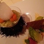 ラ・ベ - 北海道産雲丹はジュレと合わさって口の中でとろけます