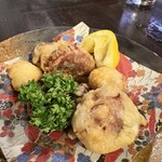 炭火焼 海ごはん サカナヨロコブ - たこの唐揚げ