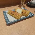 串焼 だるま - とうもろこし焼き　めちゃ甘い