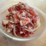 アルバロンガ - Aセット1500円のパスタ　紅ズワイガニとフルーツトマトの冷製パスタ+1200円