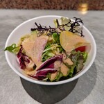鉄板焼・愛宕 - 旬菜サラダ