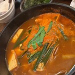 海人 - 沖縄純豆腐にはスパムポークがたっぷり！