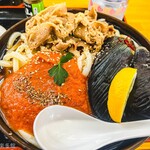 麺紡 - 茄子トマト肉ぶっかけ