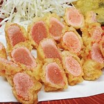 一口でやみつき！明太子天ぷら