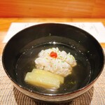 銀座 炎 田むら - 葛打ち鱧