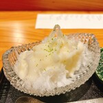 銀座 炎 田むら - かき氷（かぼすヨーグルト）