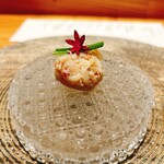 銀座 炎 田むら - 手毬毛蟹酢