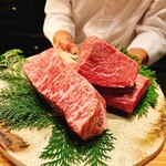 銀座 炎 田むら - 本日の黒毛和牛