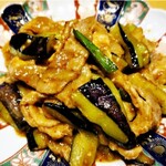 豚肉となすのピリ辛みそ炒め